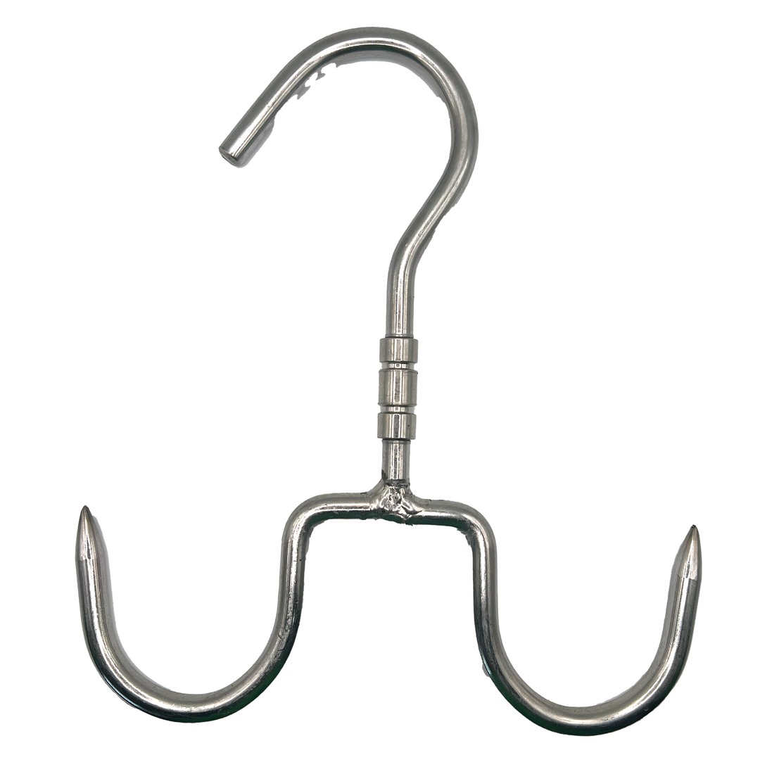 Swivel Wide Double Hook 22cm x 9mm